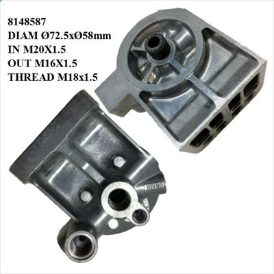 Oil Resistant Fuel Filter Housing 8148587 8148604 For Truck Part