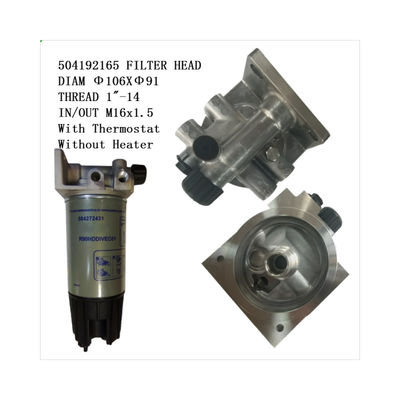 Fuel Filter Head MD5790PRV10RCR01 504192165 For IVECOTRUCK AD/AT/AS Stralis  AD/AT Trakker Eurocargo  Euro 5