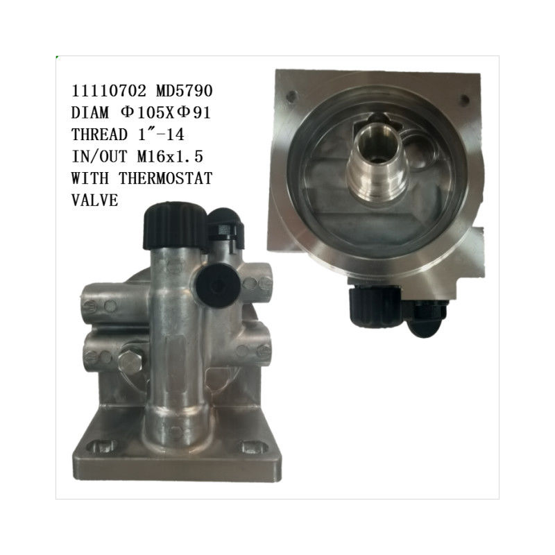 11110708 21030176 Filter Head For  Fuel Filter Housing Without thermostatic valve
