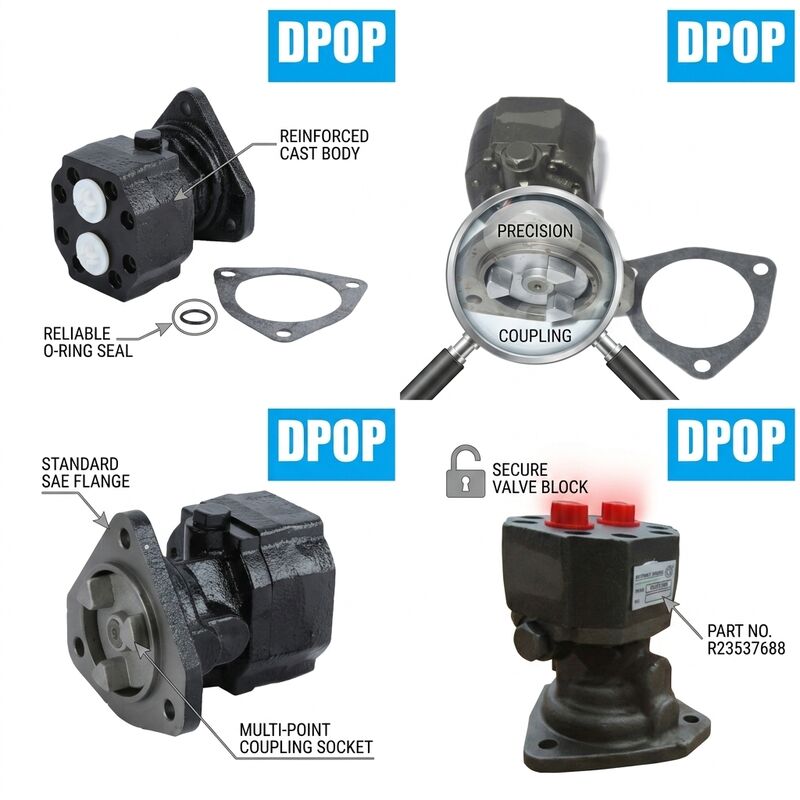23537686 23532981 Detroit Diesel Fuel Transfer Pump Compatible with Series 60 12.7L 14L 11.1L Engine Truck Parts